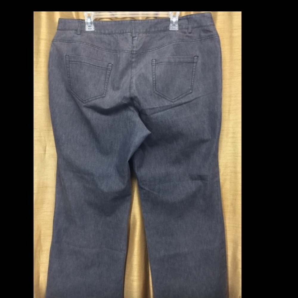 Dalia Collection black washed wide leg jeans